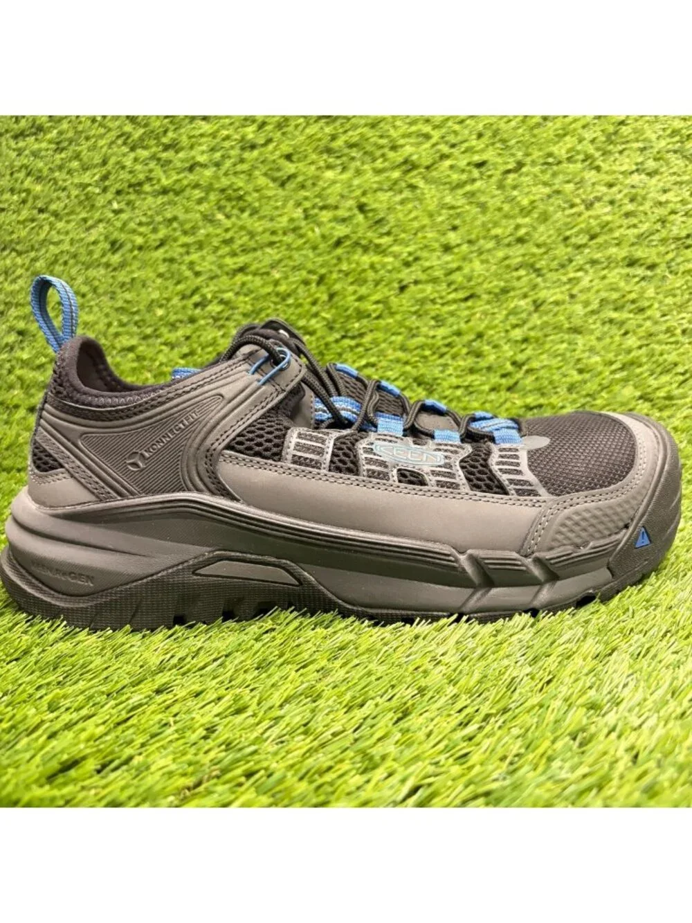 Keen Utility Birmingham Men Size 10.5 Black Gray Composite Toe Safety Work Shoes